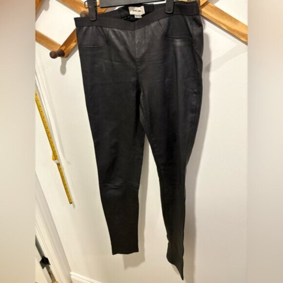 HELMUT LANG LAMB LEATHER PANTS - Size 8 - Picture 12 of 13